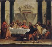 Giambattista Tiepolo Muse most par Giambattista Tiepolo the last Abendmabl oil painting reproduction